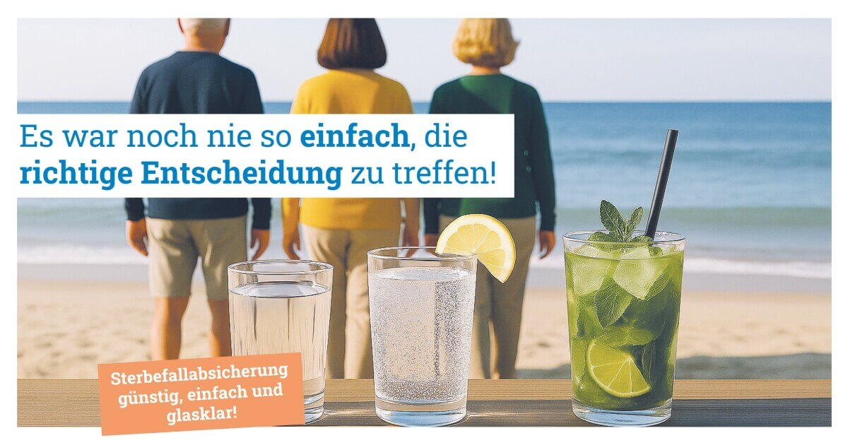 Purer Schutz im Sterbefall - Gnstig wie nie!